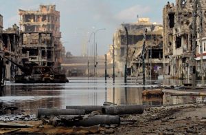 Ливия. город Сирт после бомбёжек НАТО.
